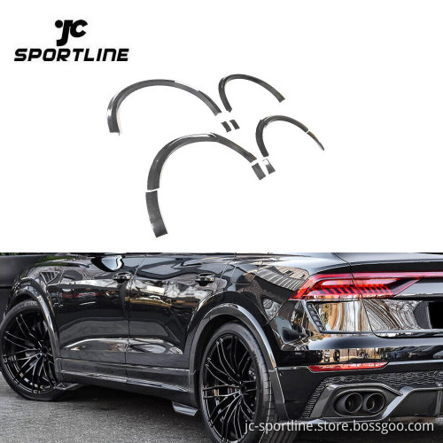 Custom Car Mods RSQ8 Wheel Arch Flares Trim for Audi RSQ8/Q8 2019-2023